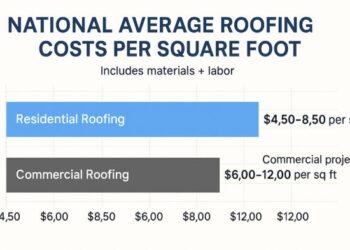 Roof installation cost per square foot